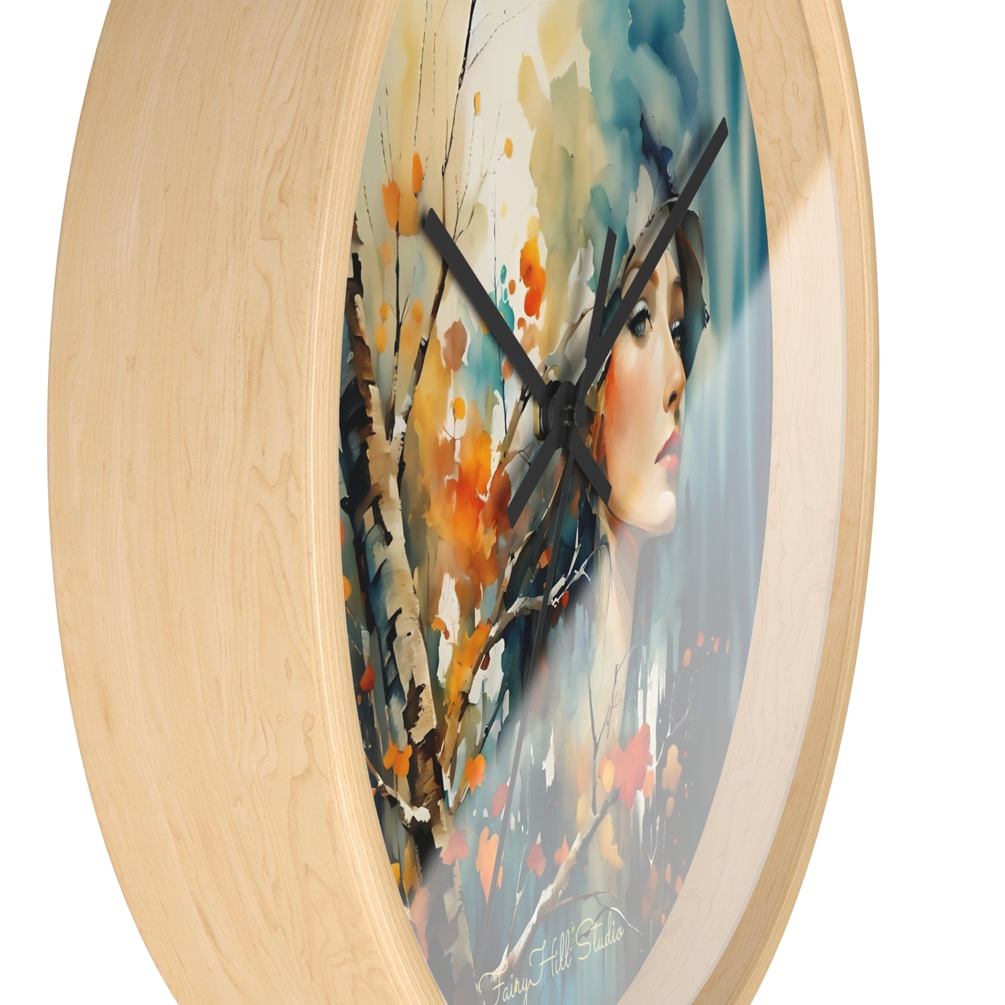 Artistic Woman Wall Clock | Home Decor | Unique Gift | Modern Clock | Wall Art | Feminine Design | Statement Piece