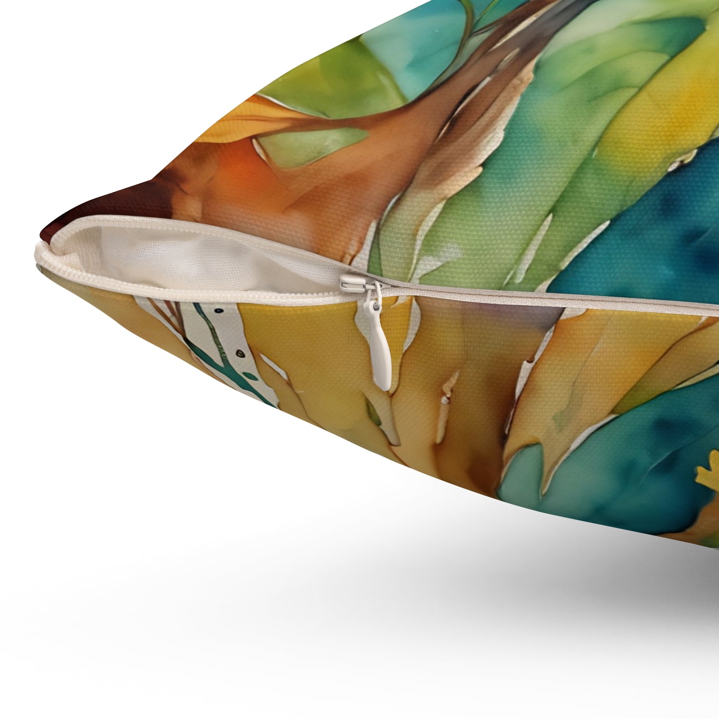 Square Pillow - Forest Angel/Fairy  Pillow Art by Fairyhill Studio