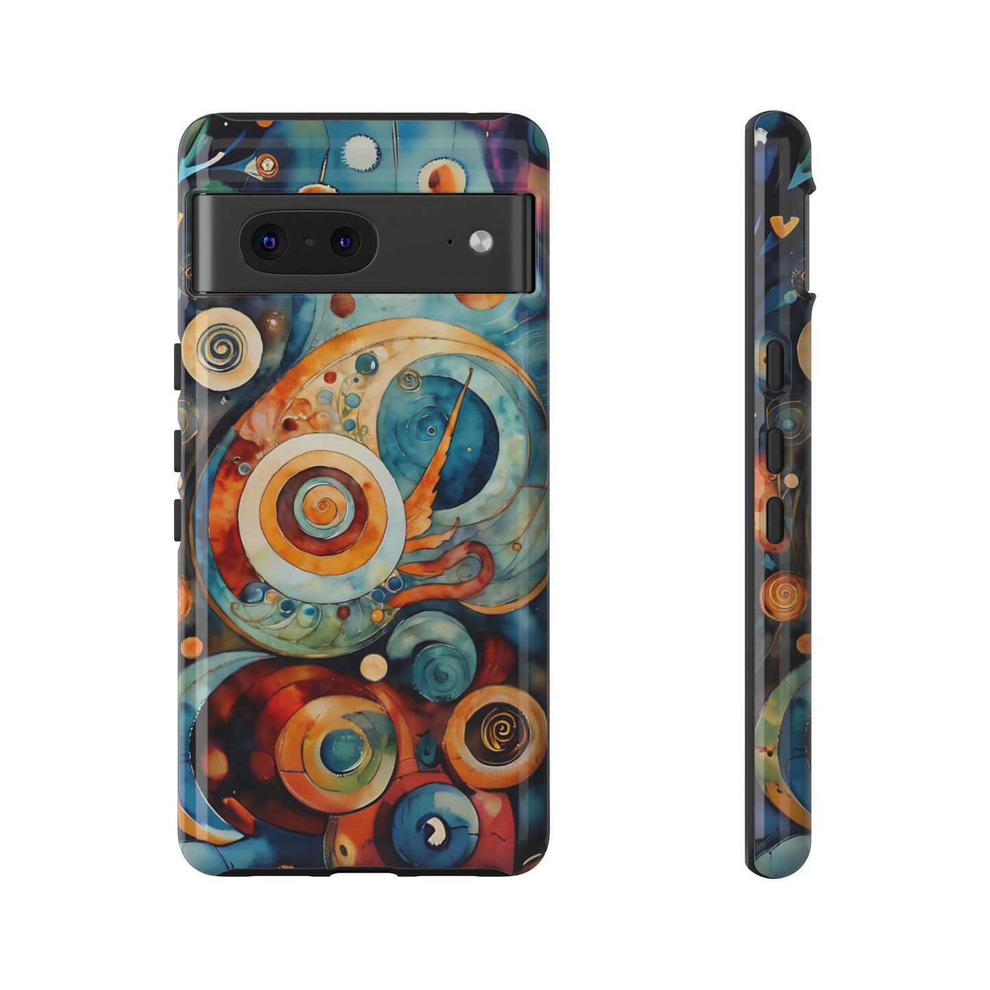 Phone Cases - Beautiful Abstract Circular Art Design