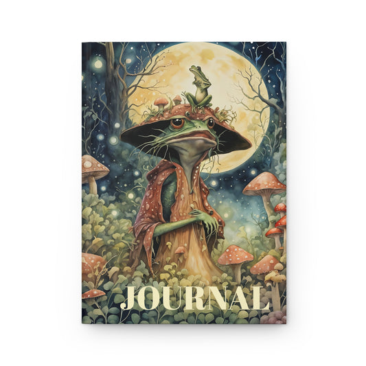Frog Fairy art Mindful  Journal Hardcover
