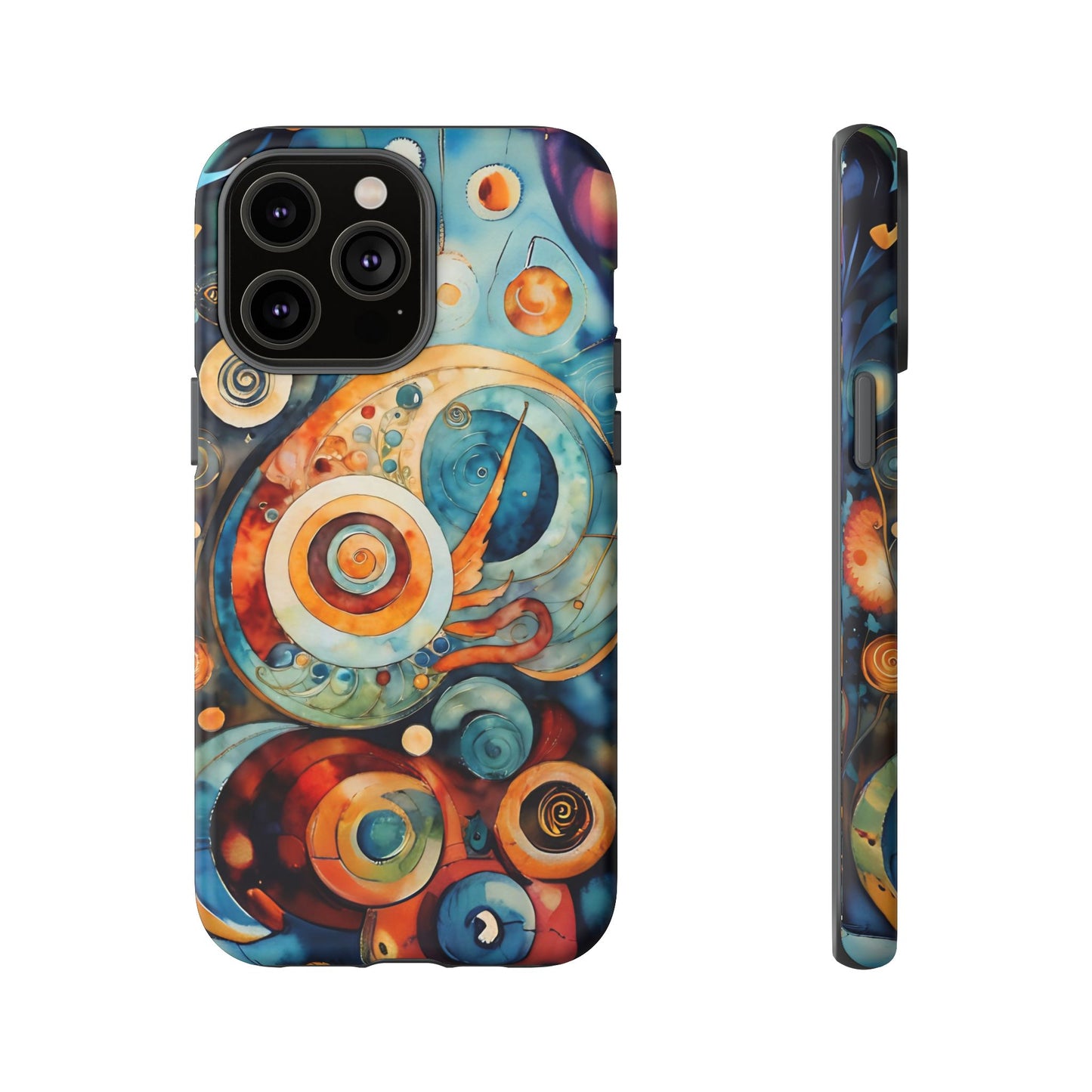 Phone Cases - Beautiful Abstract Circular Art Design