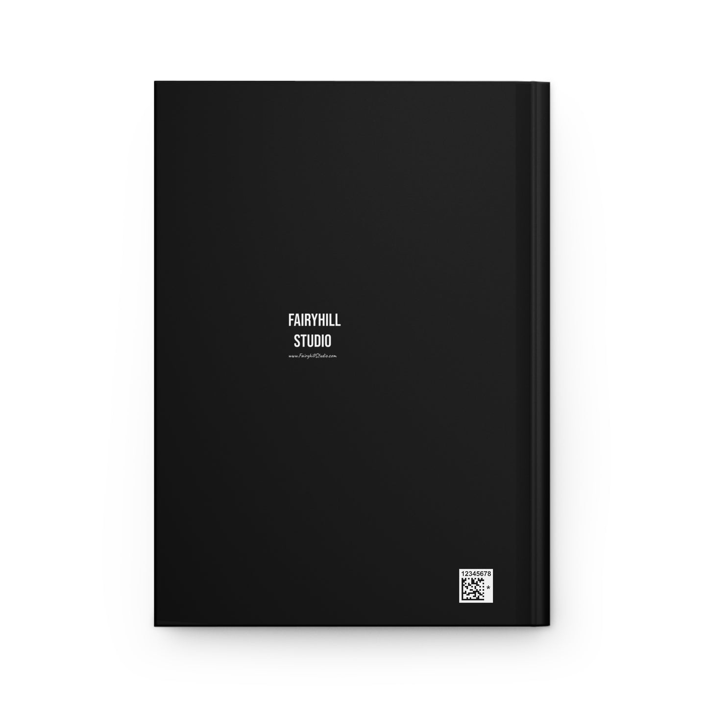 Hardcover Journal Matte - Personalized Fairy Hill Studio Coffee Cup Art