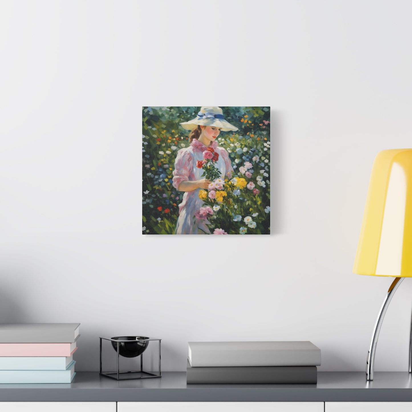Floral Serenity Canvas Art - Stretched Matte 1.25"