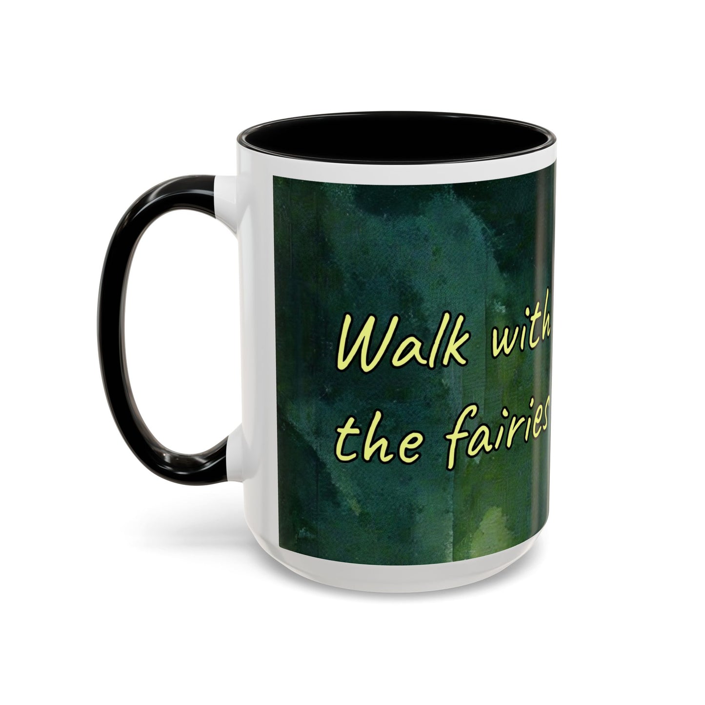 Sleeping Fairy -Themed Coffee Mug with a quote - 11 & 15oz Accent Mug for Fairy/coffee  Lovers