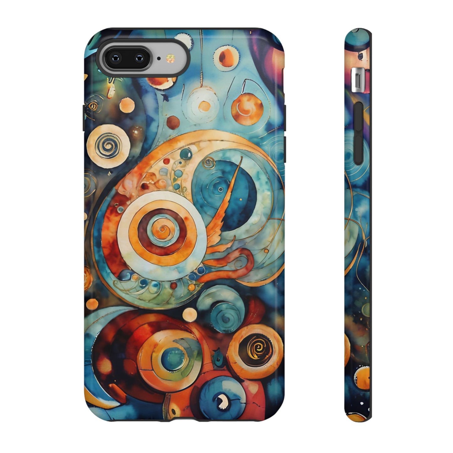 Phone Cases - Beautiful Abstract Circular Art Design