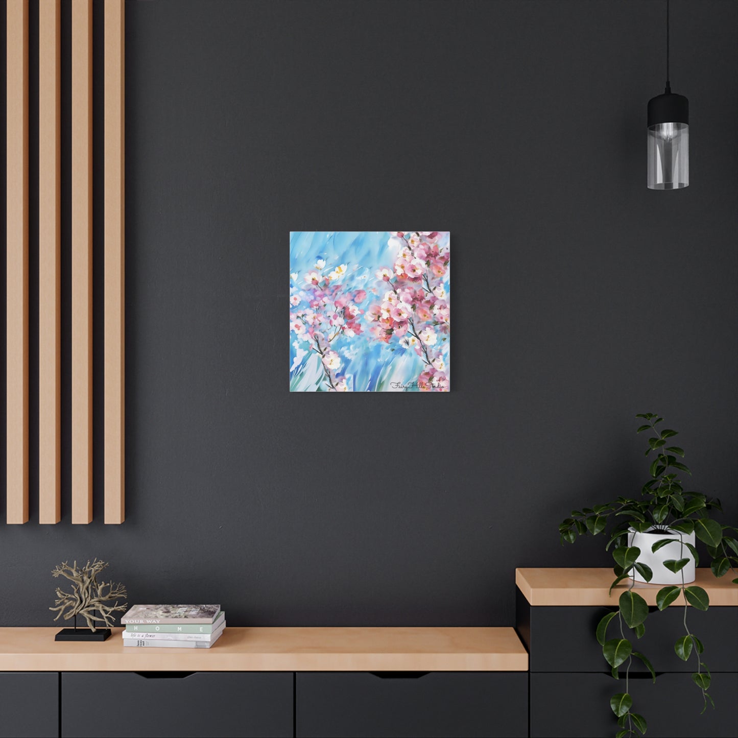 Canvas Wall Art - Floral Cherry Blossom