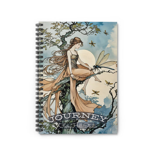 Art Journal - Fairy and the Dragonfly Ruled Line Journal