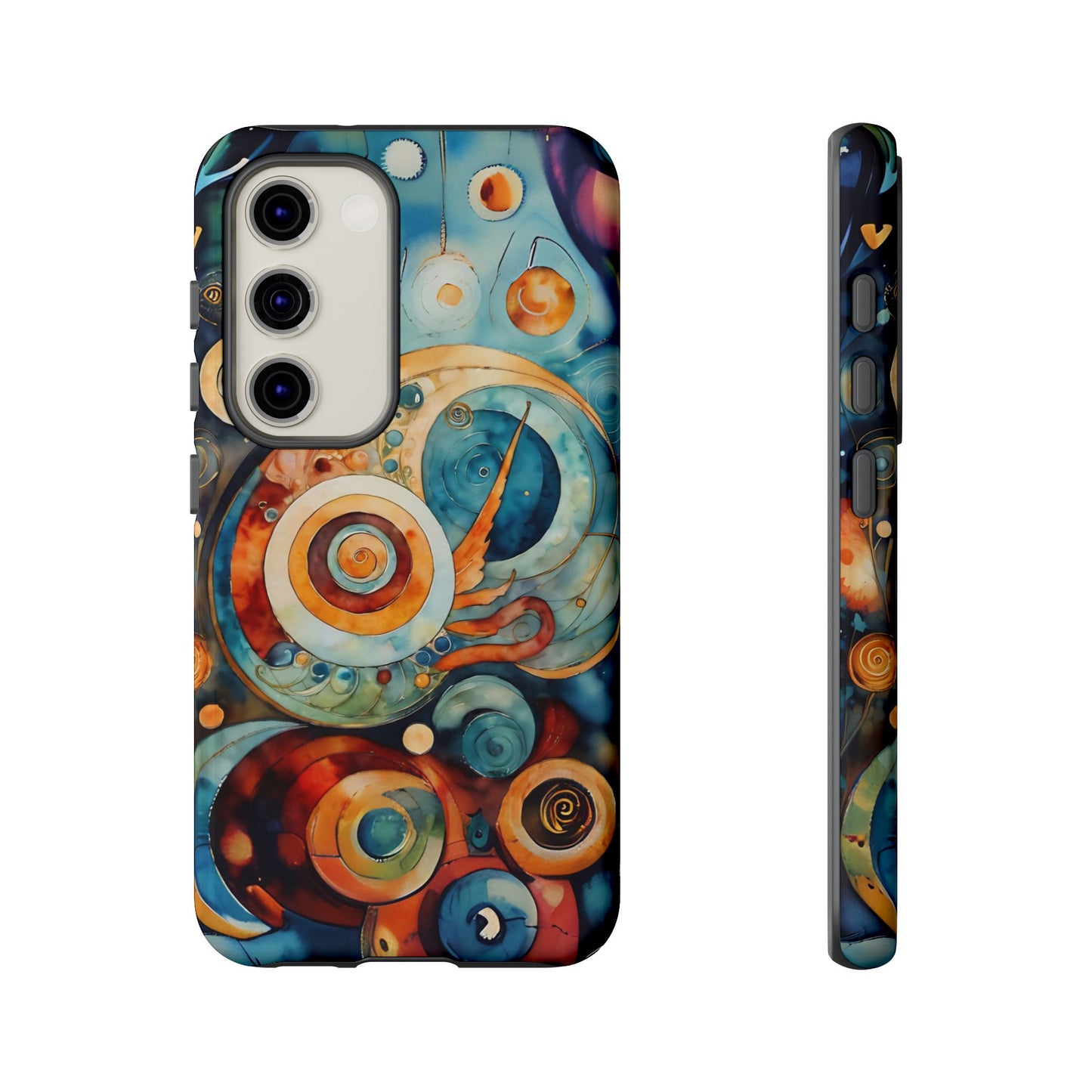 Phone Cases - Beautiful Abstract Circular Art Design