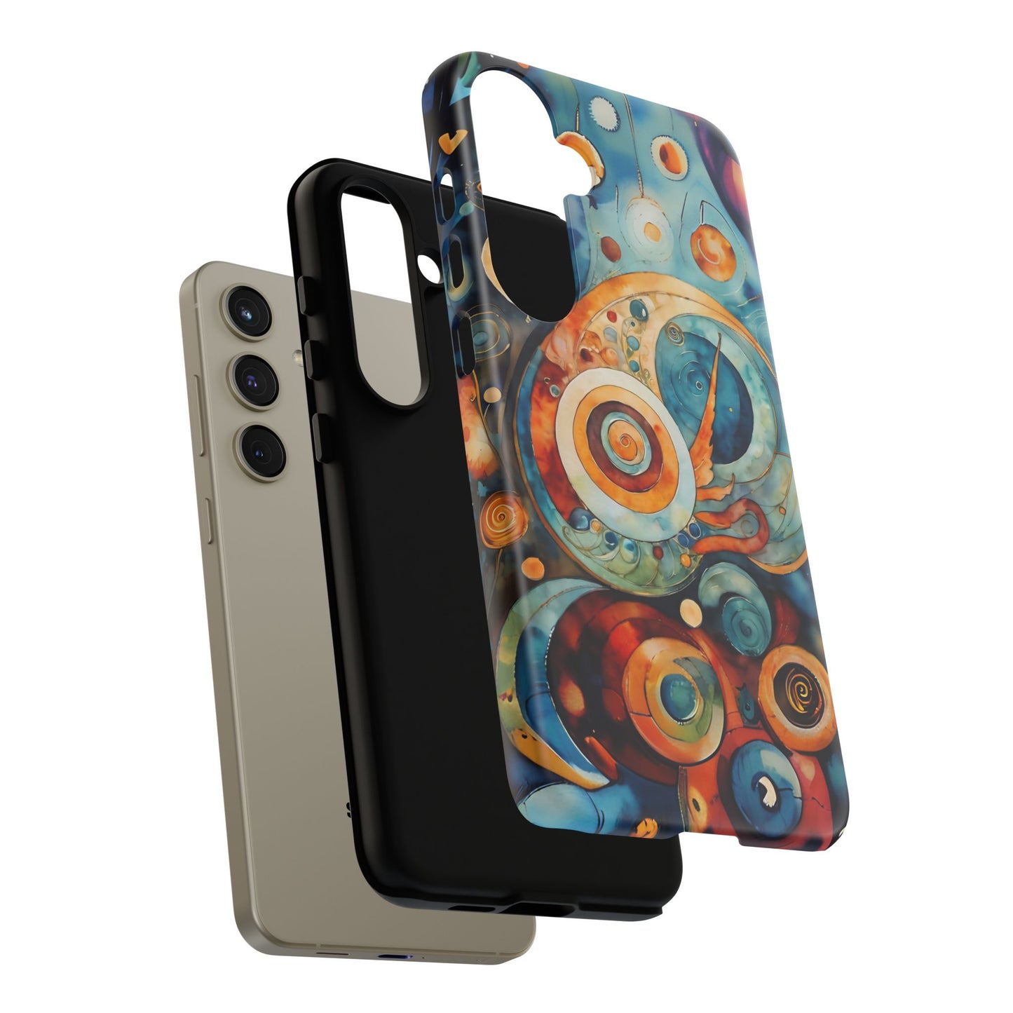 Phone Cases - Beautiful Abstract Circular Art Design