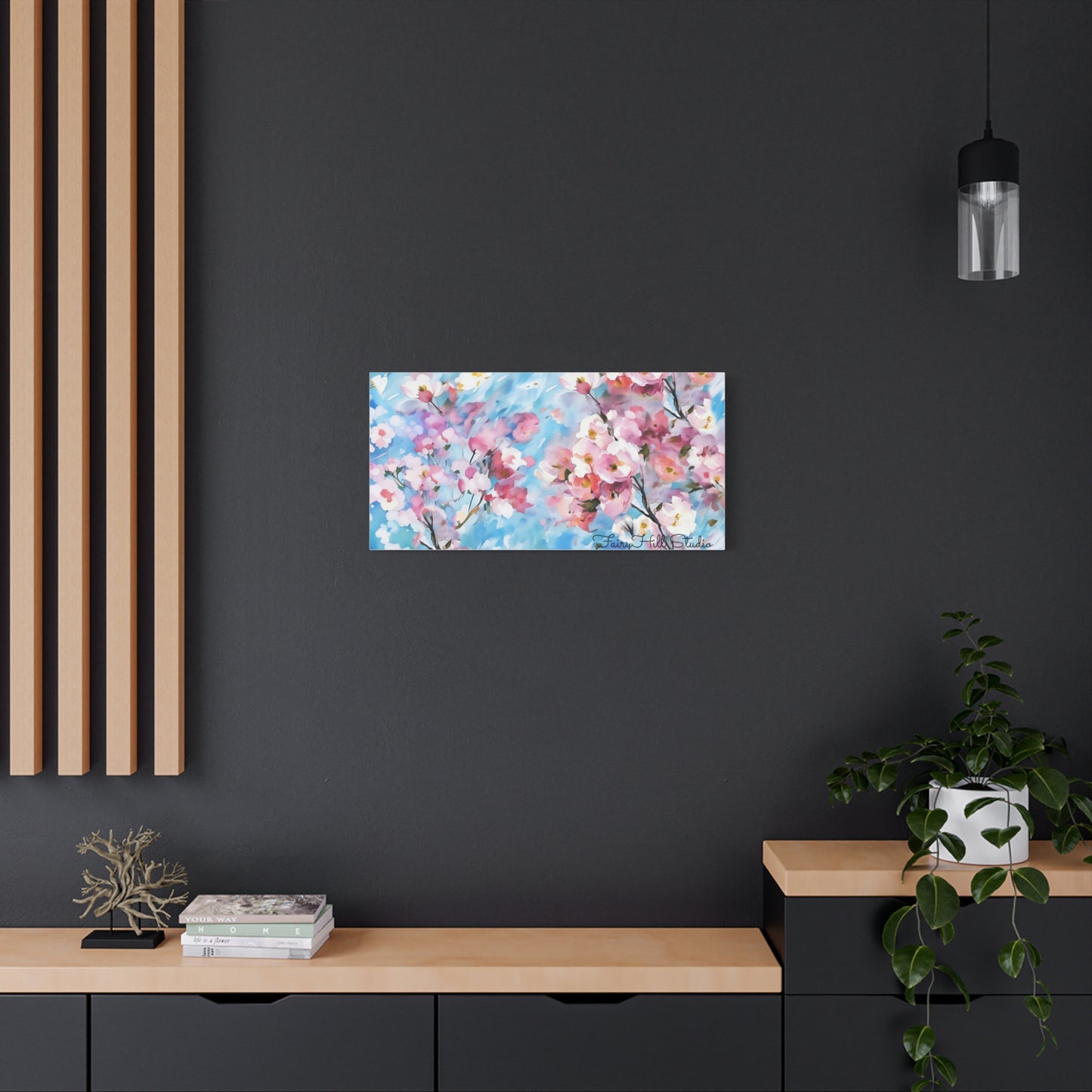 Canvas Wall Art - Floral Cherry Blossom