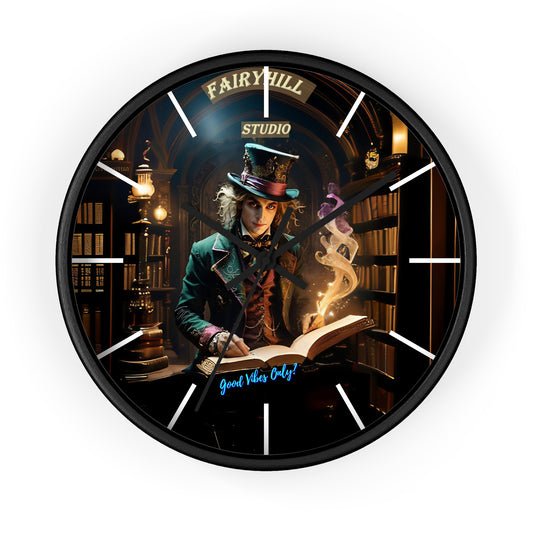 Fairy Hill Studio" Good Vibes Only"  Wall Clock