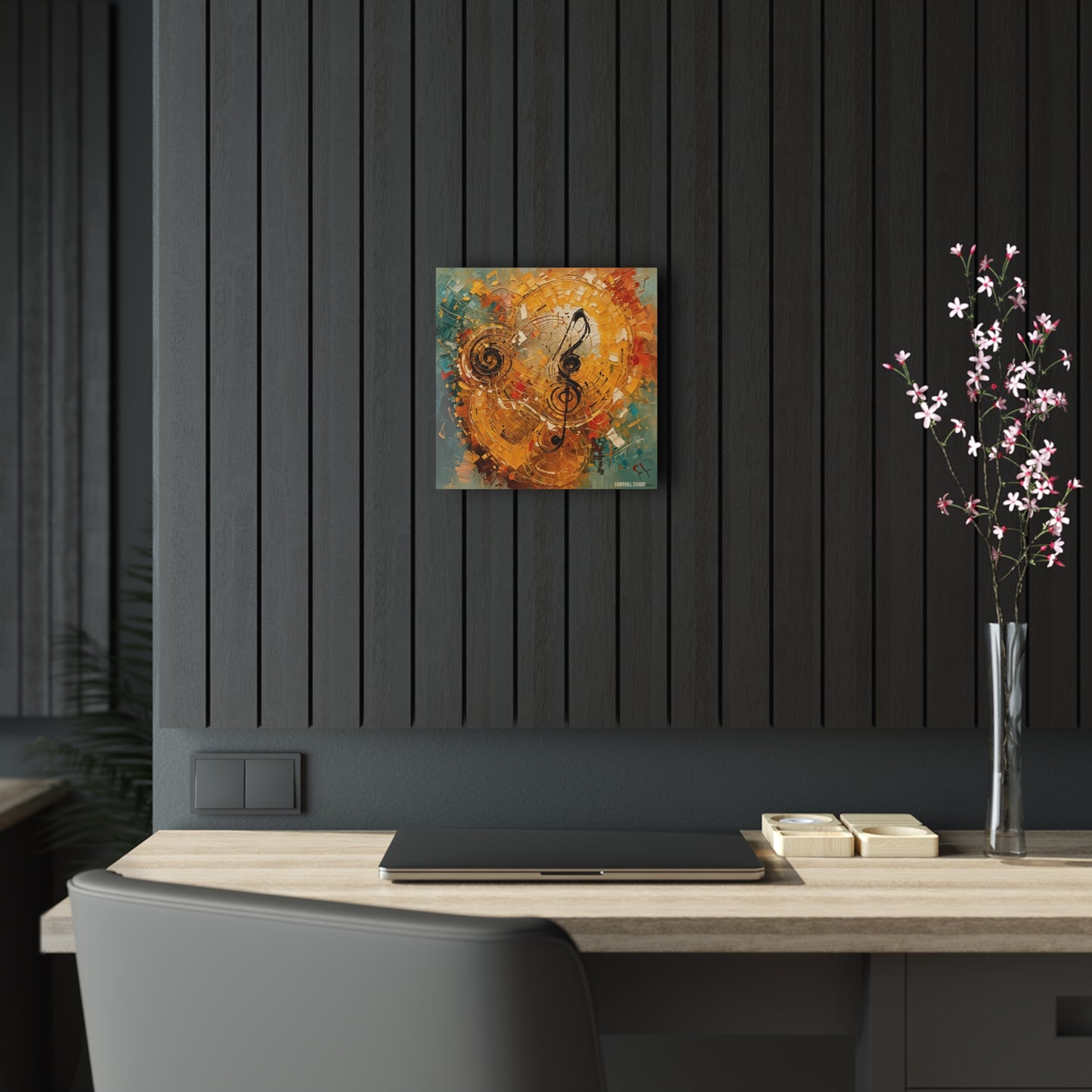 Art Acrylic Prints Musical Notes Art