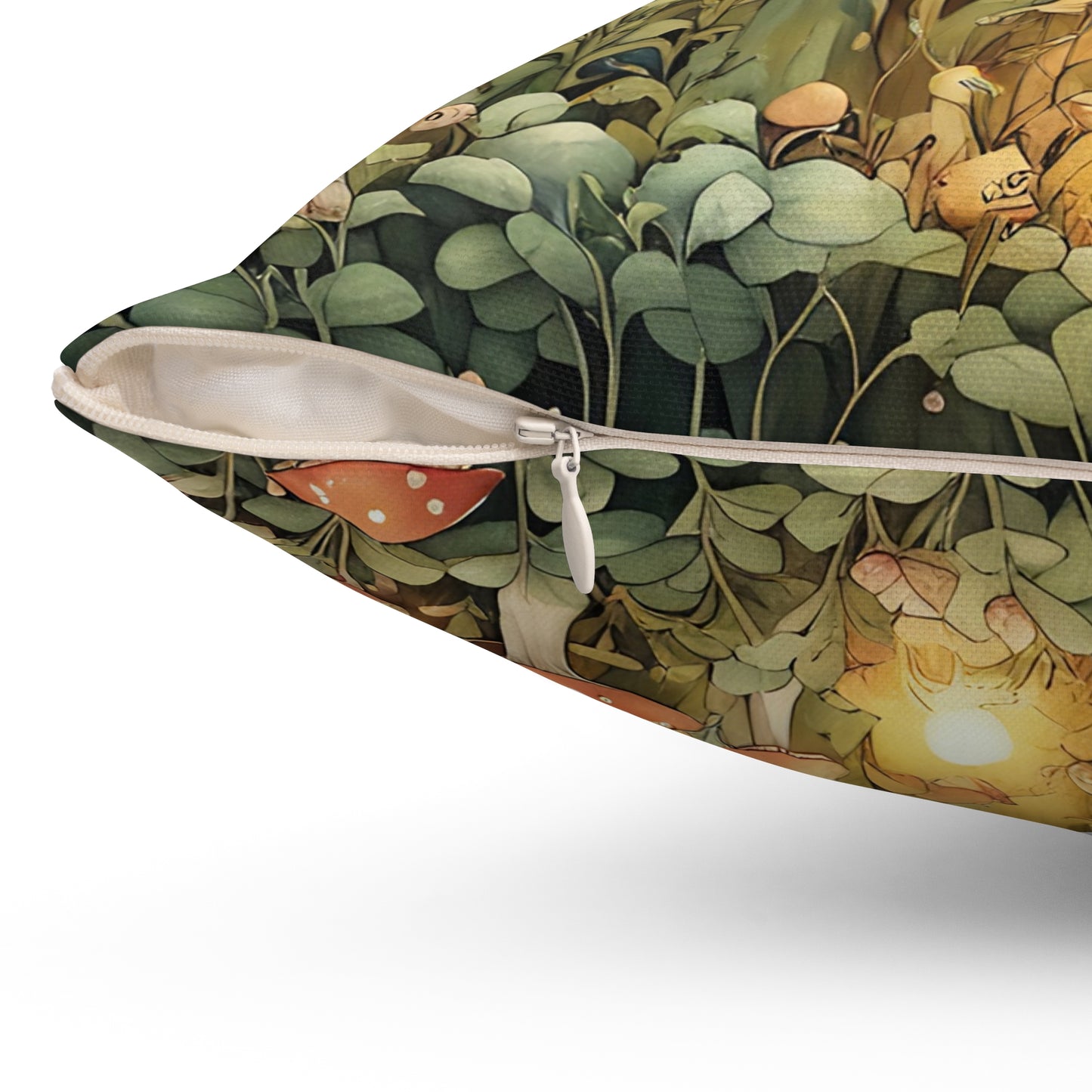 Forest Moon Fairy Square Pillow -  by Fairyhill Studio