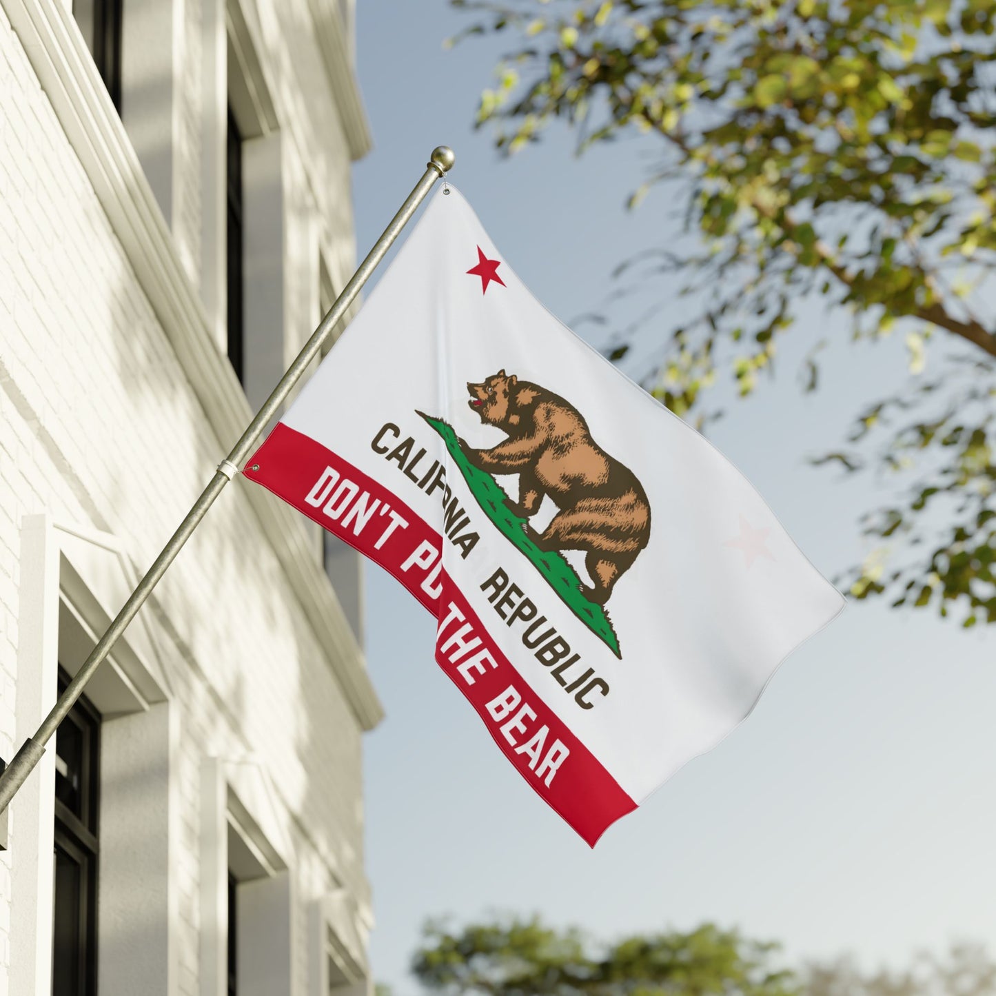 3x5 ft California Don't Poke the Bear  Double Sided Flag