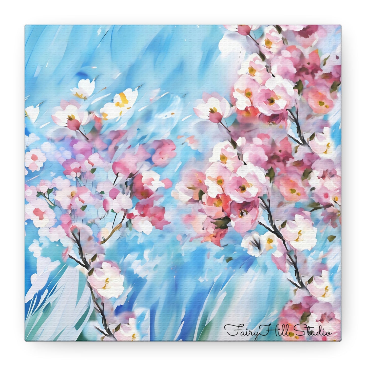 Canvas Wall Art - Floral Cherry Blossom