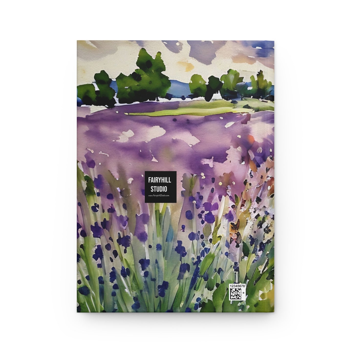 Lavender Field Summer Hat Girl Oil Impressionist Style Fairyhill Studio
