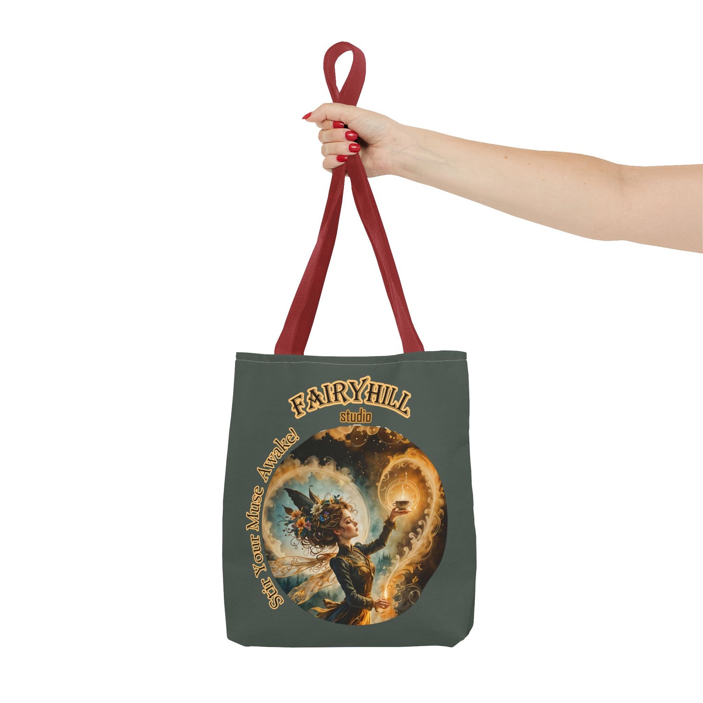 Fairy Tote Bag Embrace your Muse Art Coffee Lover Gift