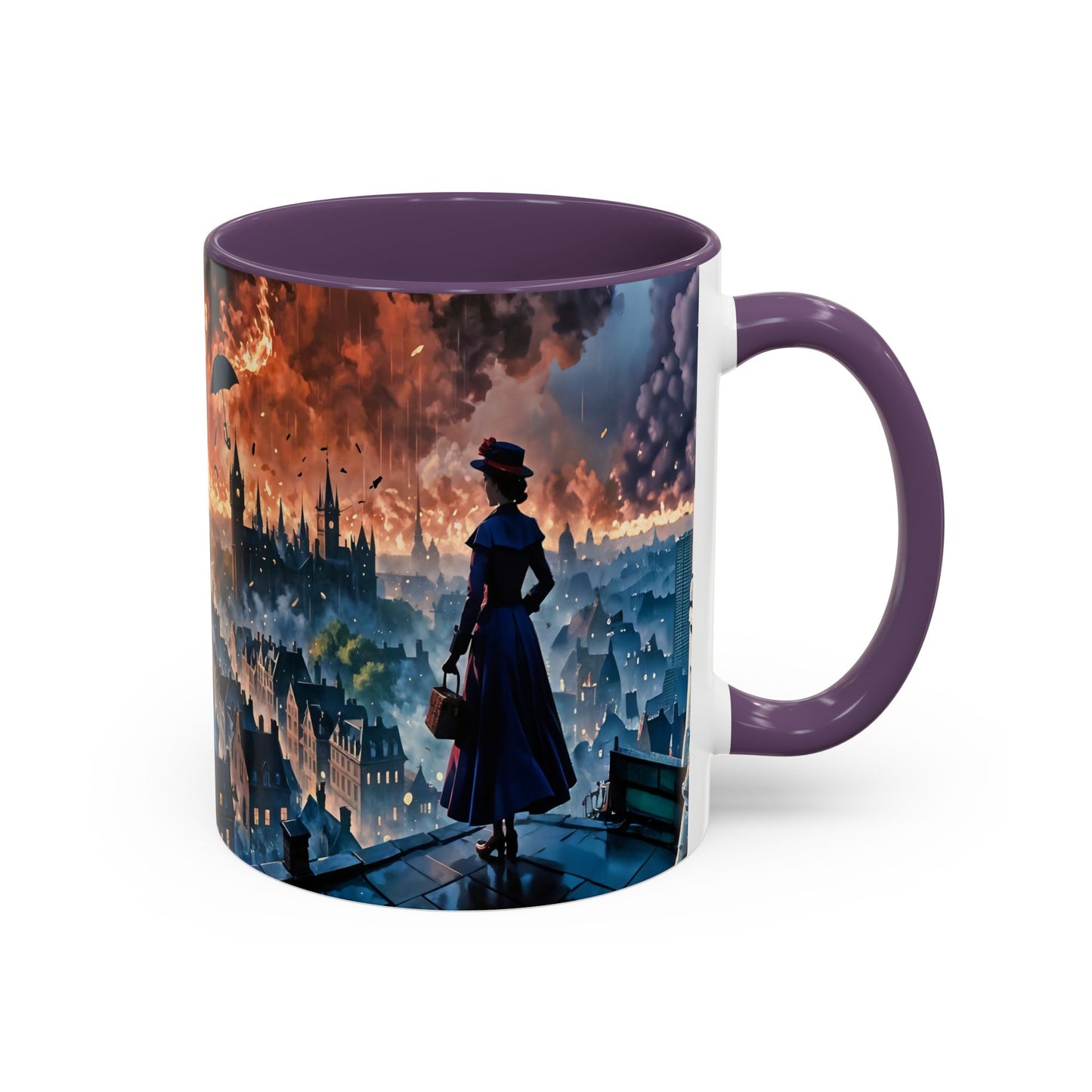 Coffee Mug Mary Poppins Night Cityscape 11oz