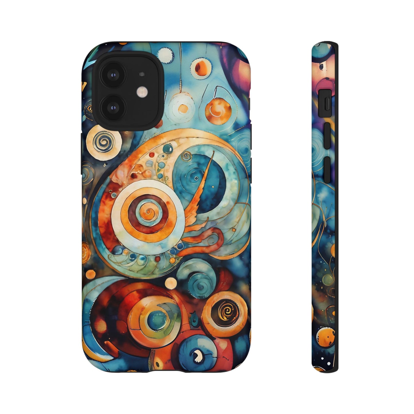 Phone Cases - Beautiful Abstract Circular Art Design