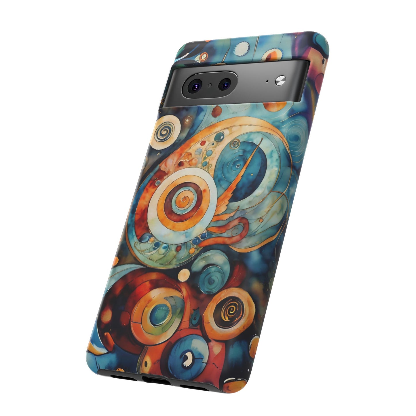 Phone Cases - Beautiful Abstract Circular Art Design