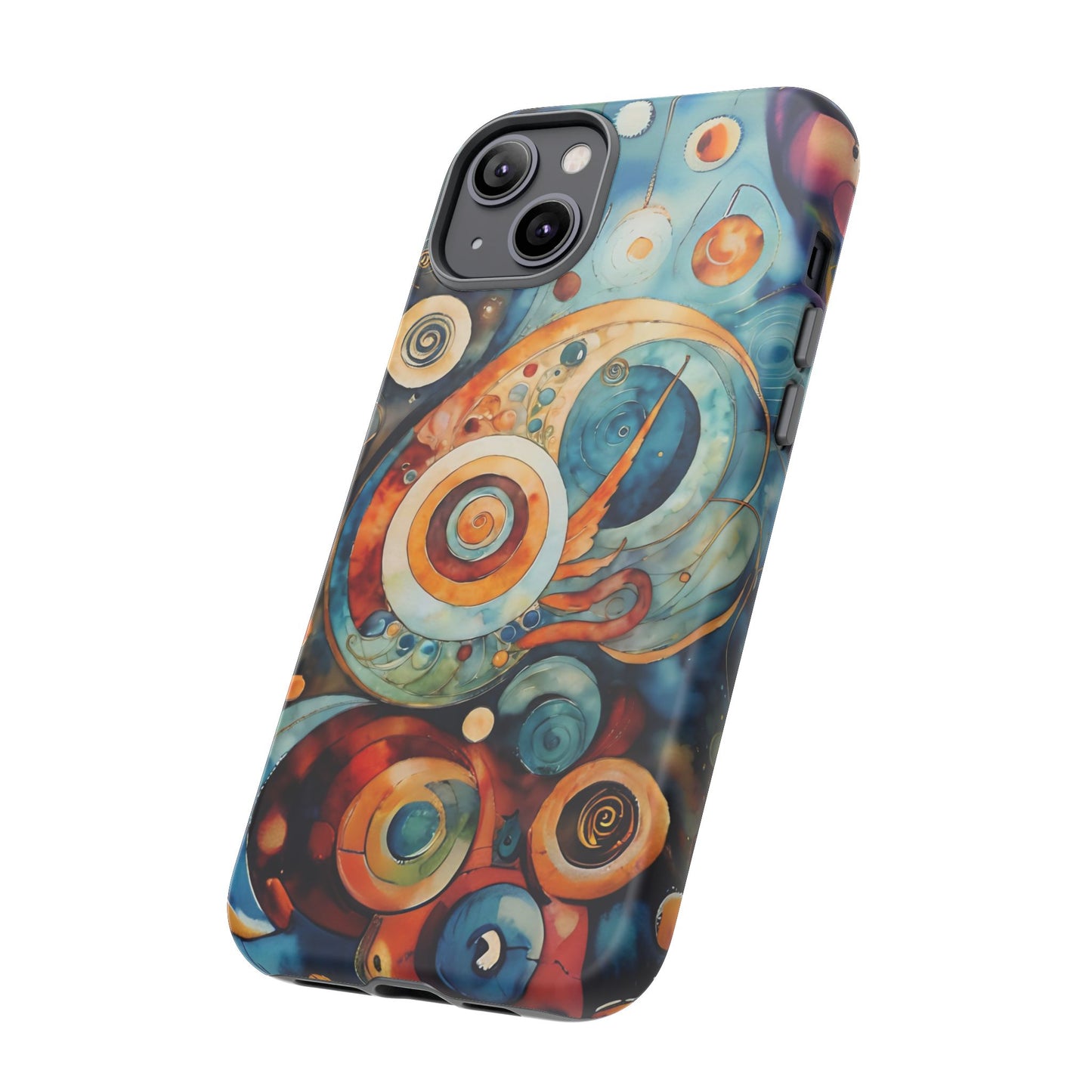 Phone Cases - Beautiful Abstract Circular Art Design