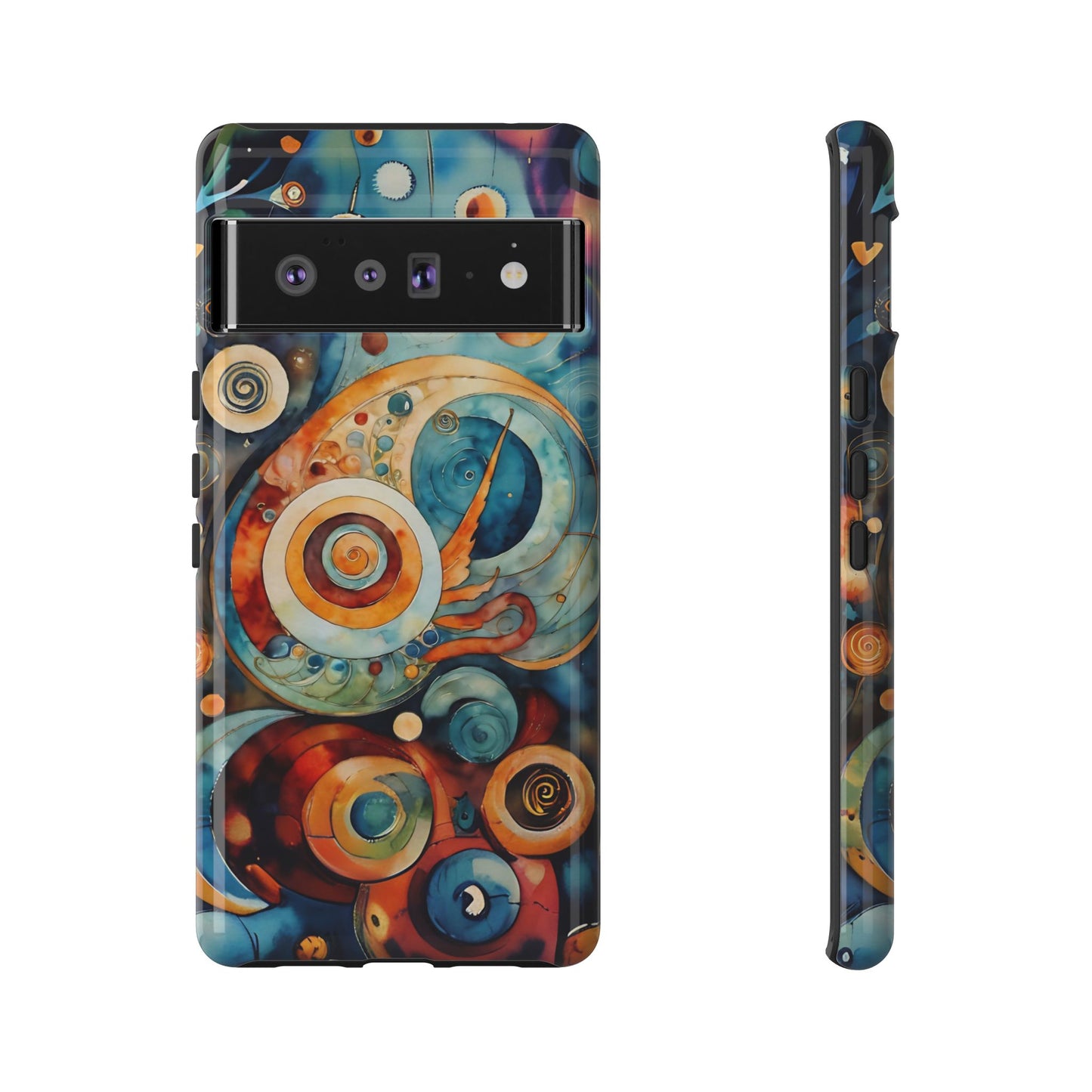 Phone Cases - Beautiful Abstract Circular Art Design