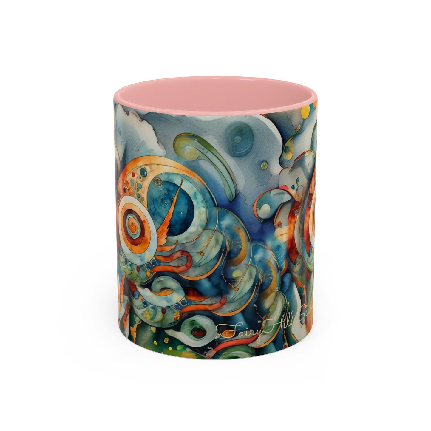 Whimsical Ocean-Themed Coffee Mug - 11 & 15oz Accent Mug for Sea Lovers
