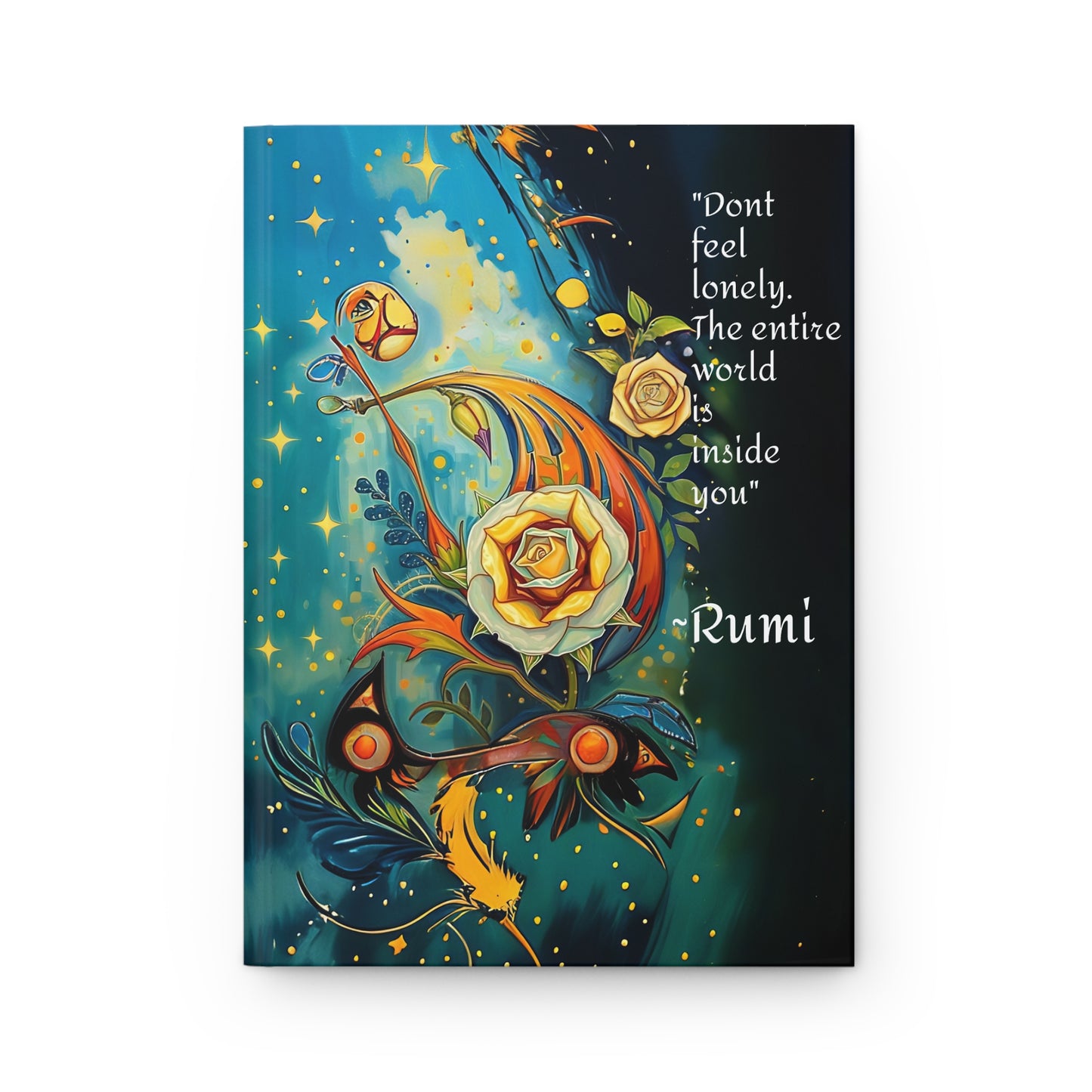 Hardcover Journal Rumi Spiritual Quote