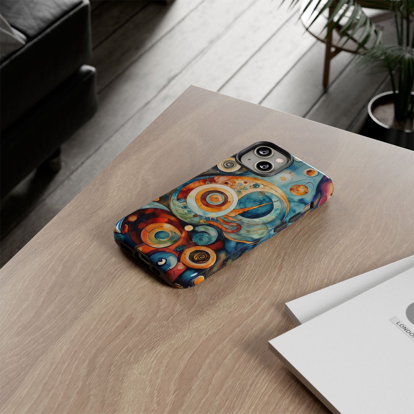 Phone Cases - Beautiful Abstract Circular Art Design