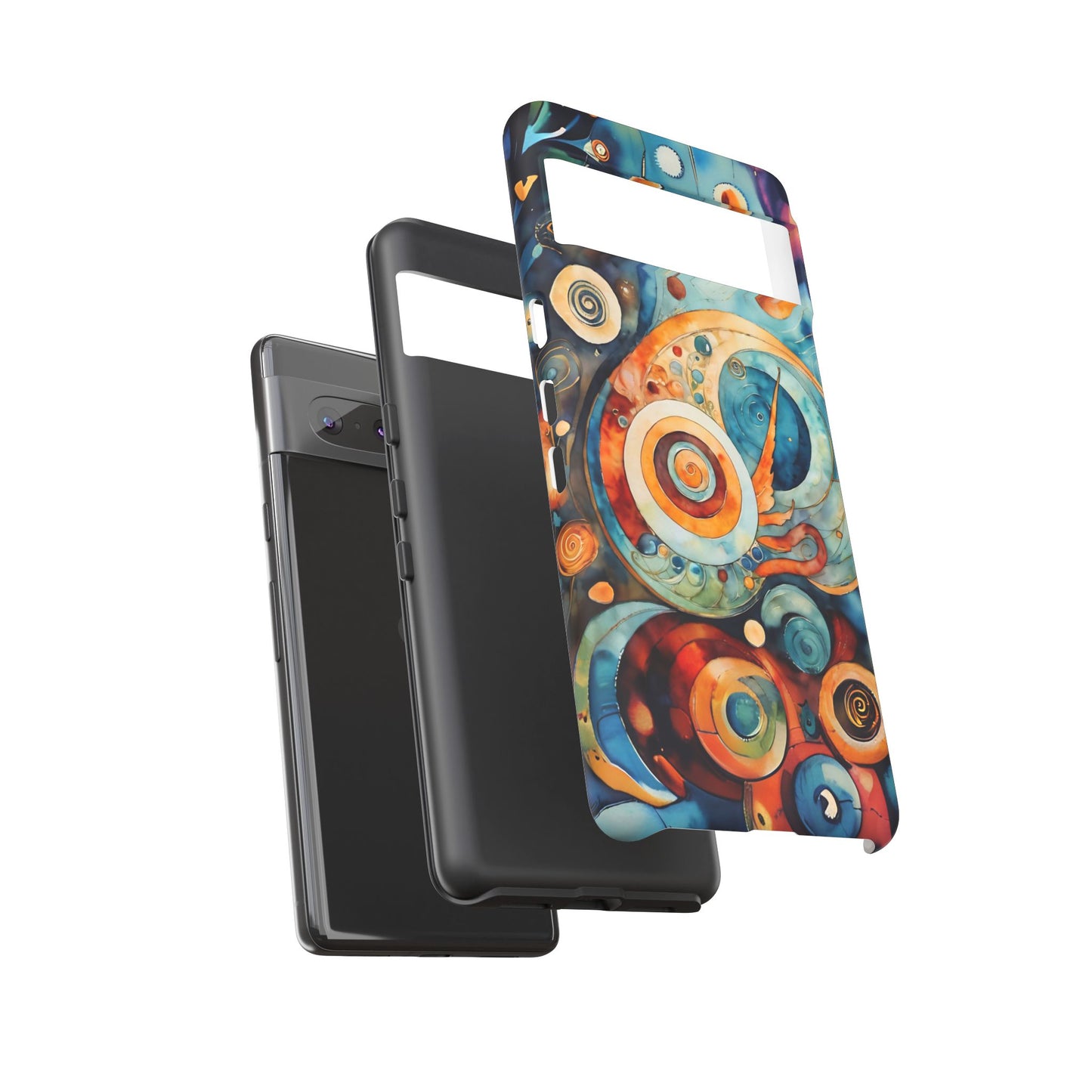 Phone Cases - Beautiful Abstract Circular Art Design