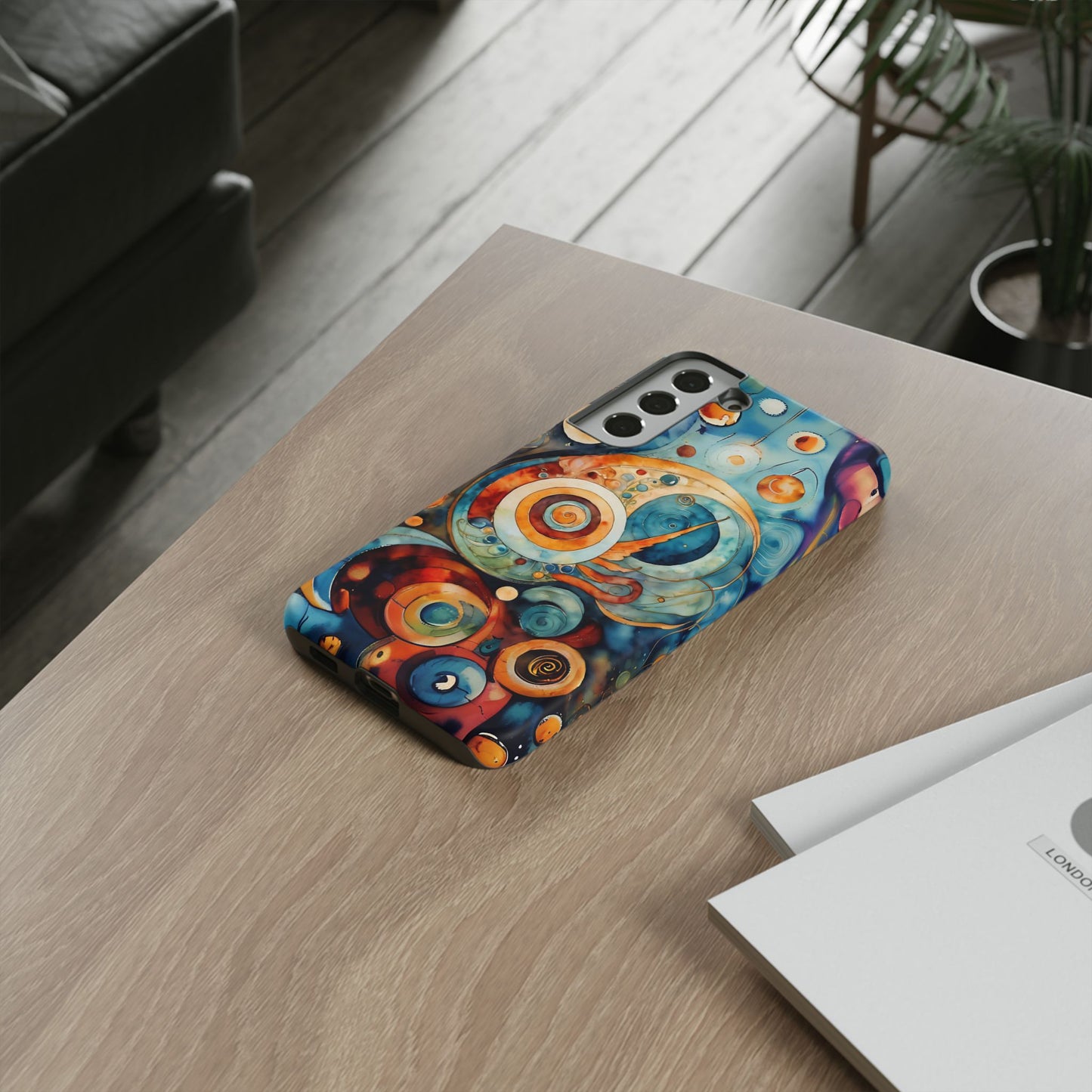 Phone Cases - Beautiful Abstract Circular Art Design