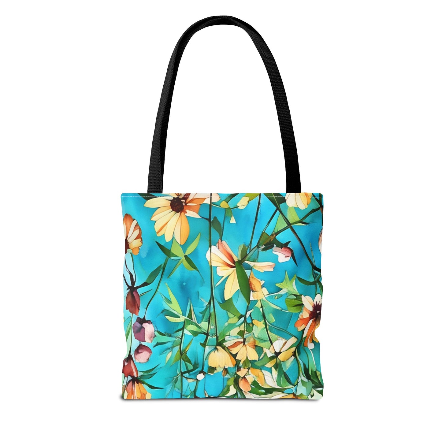 Blue Wild Flowers Tote Bag