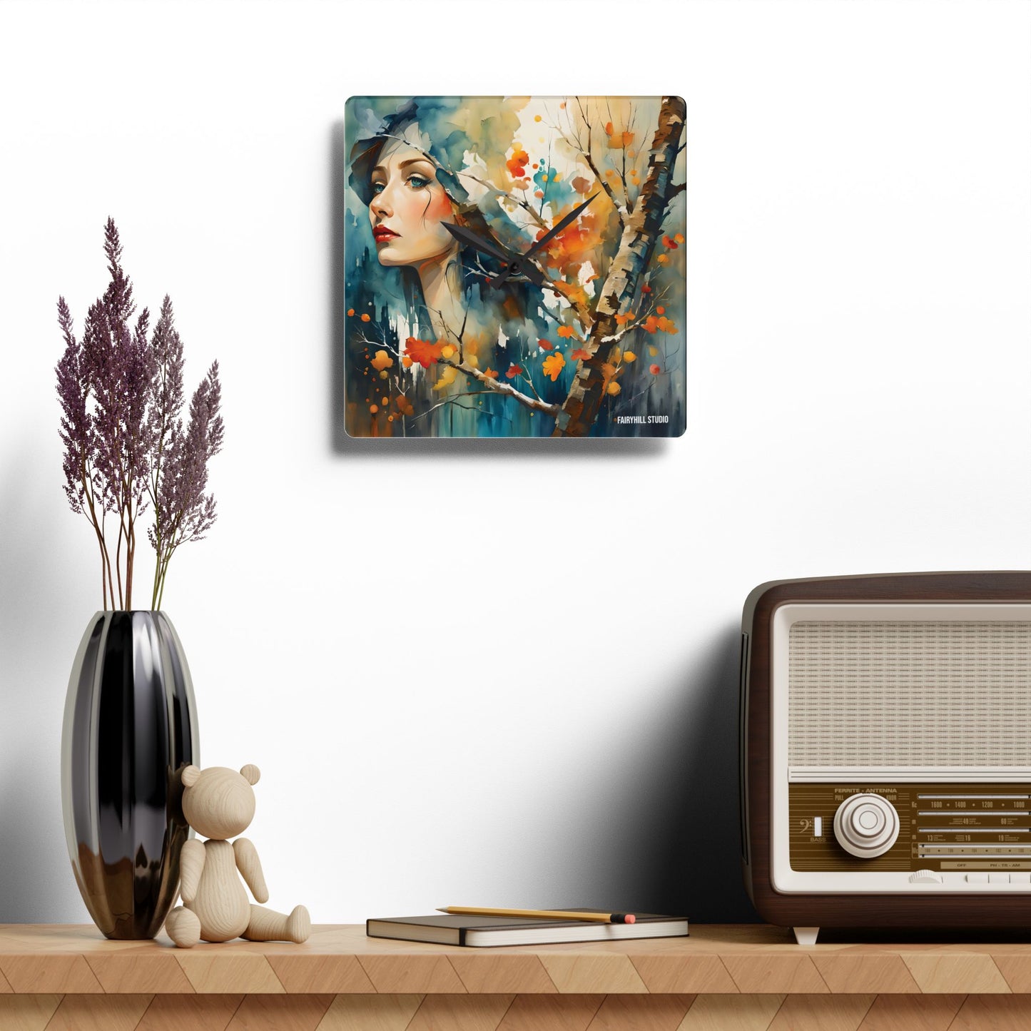Fall Dreams Wall Clock