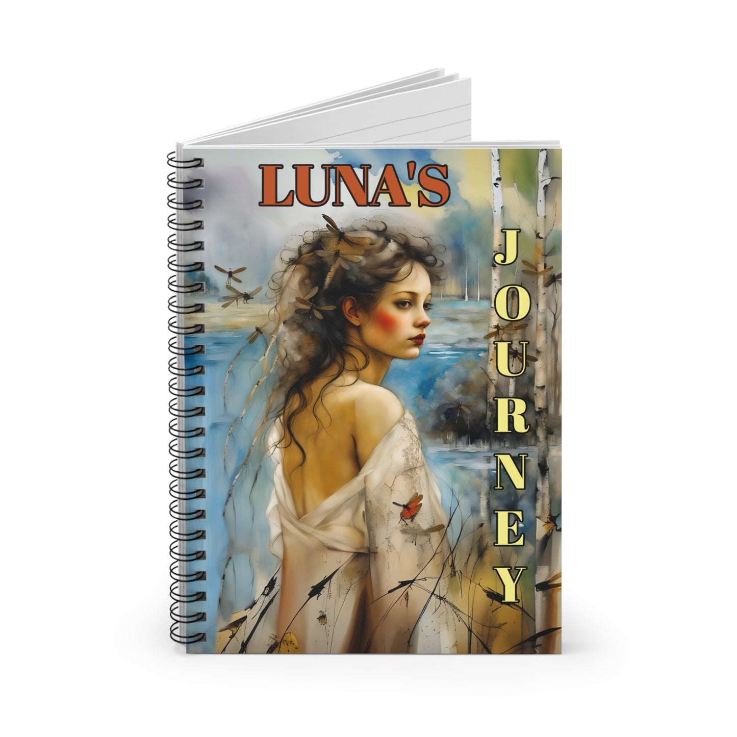 Luna's Magic Journal Personalized Journal Gift notebook - Customized Journal Personalized Notebook Gift Spiral Notebook - Ruled Line