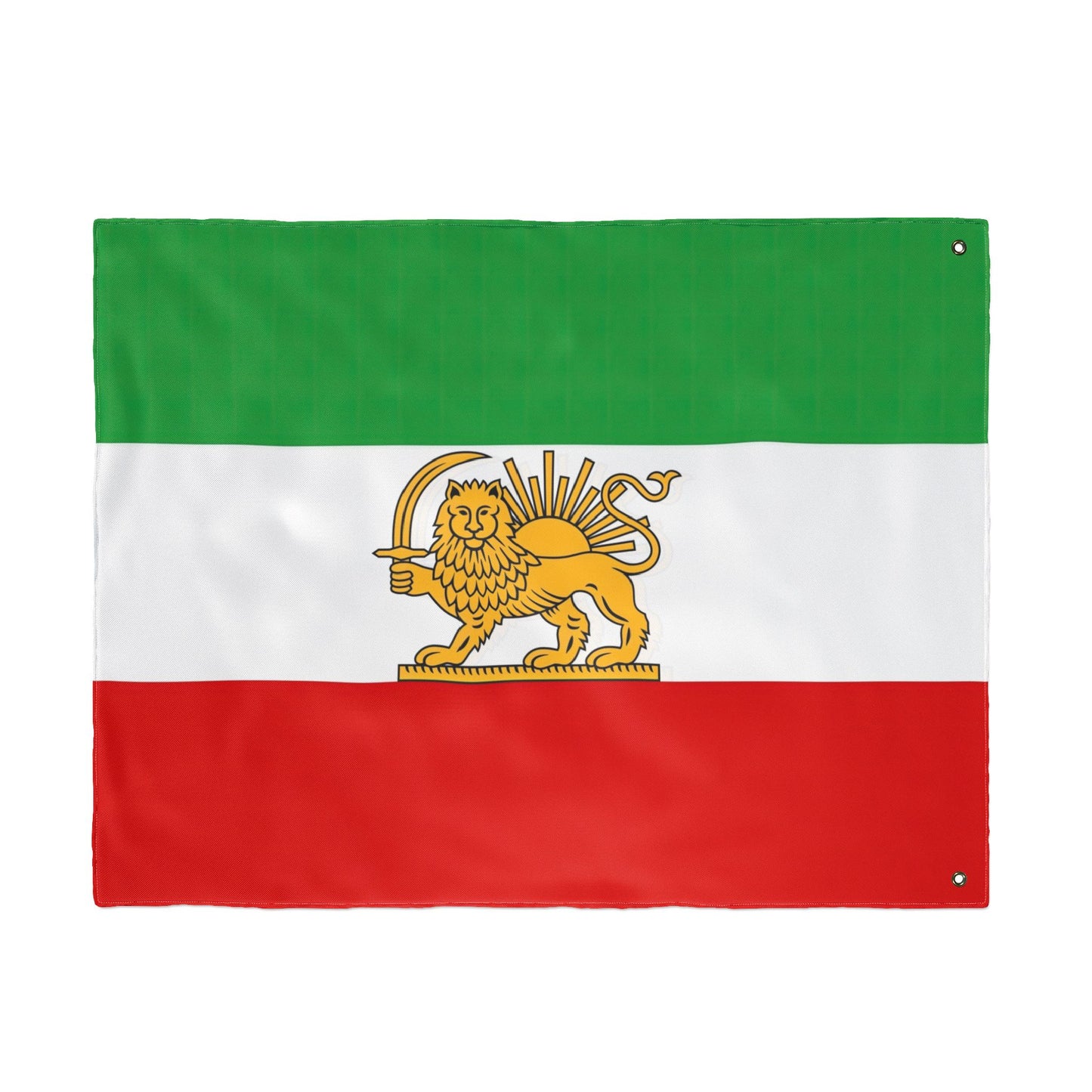 True Iran Heritage Flag – Old Persian Lion & Sun Revival (3x5 ft Double-Sided)
