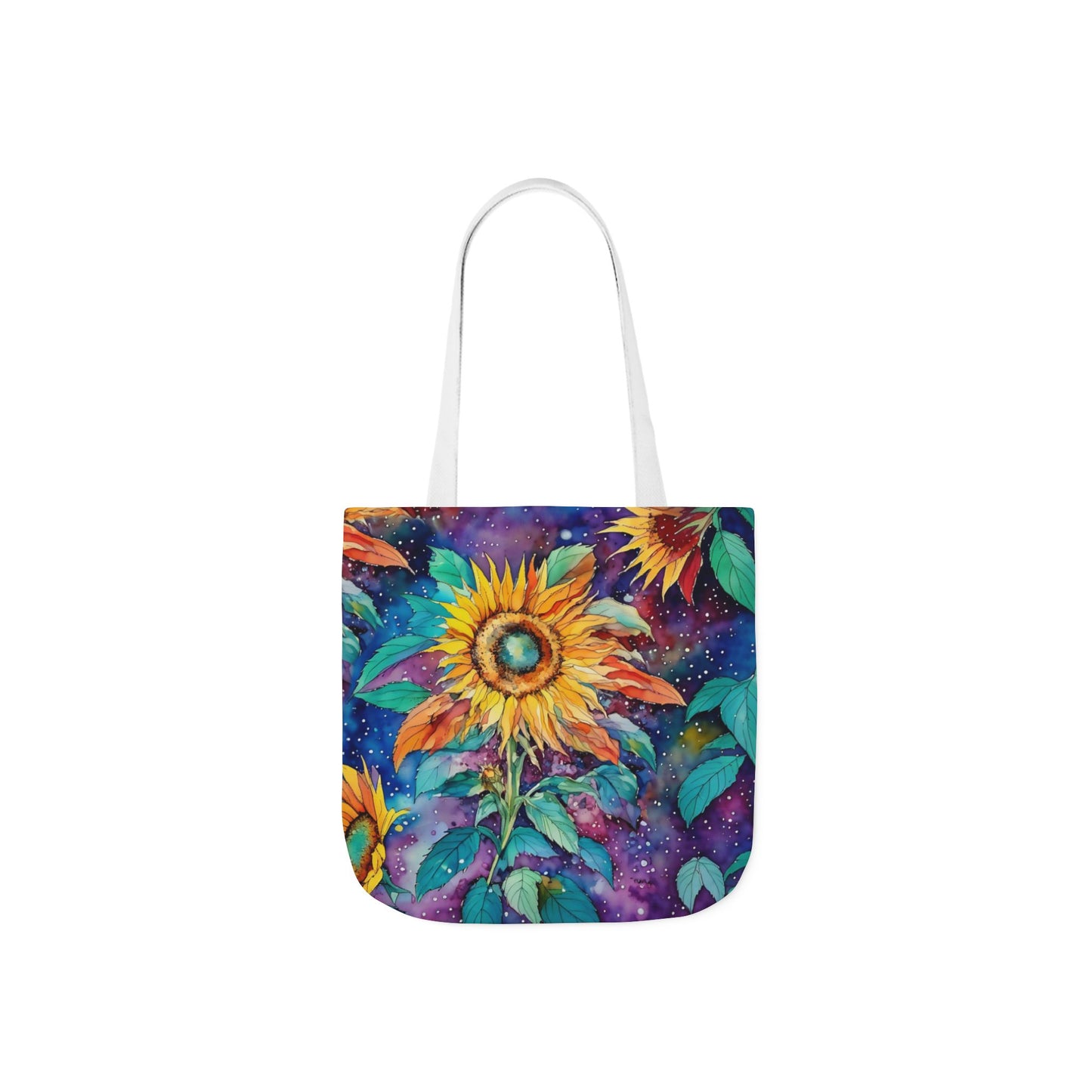 Colorful nature-Inspired Canvas Tote Bag - Perfect for Beach Days, Eco-Friendly Shopping, and Summer Fun!