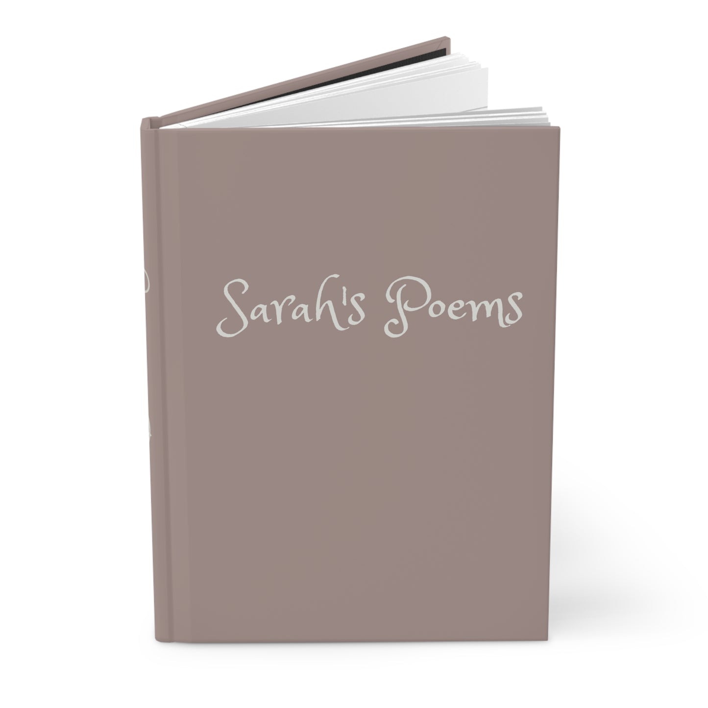 Customized Pink Sand Hardcover Journal Matte by Fairyhill Studio