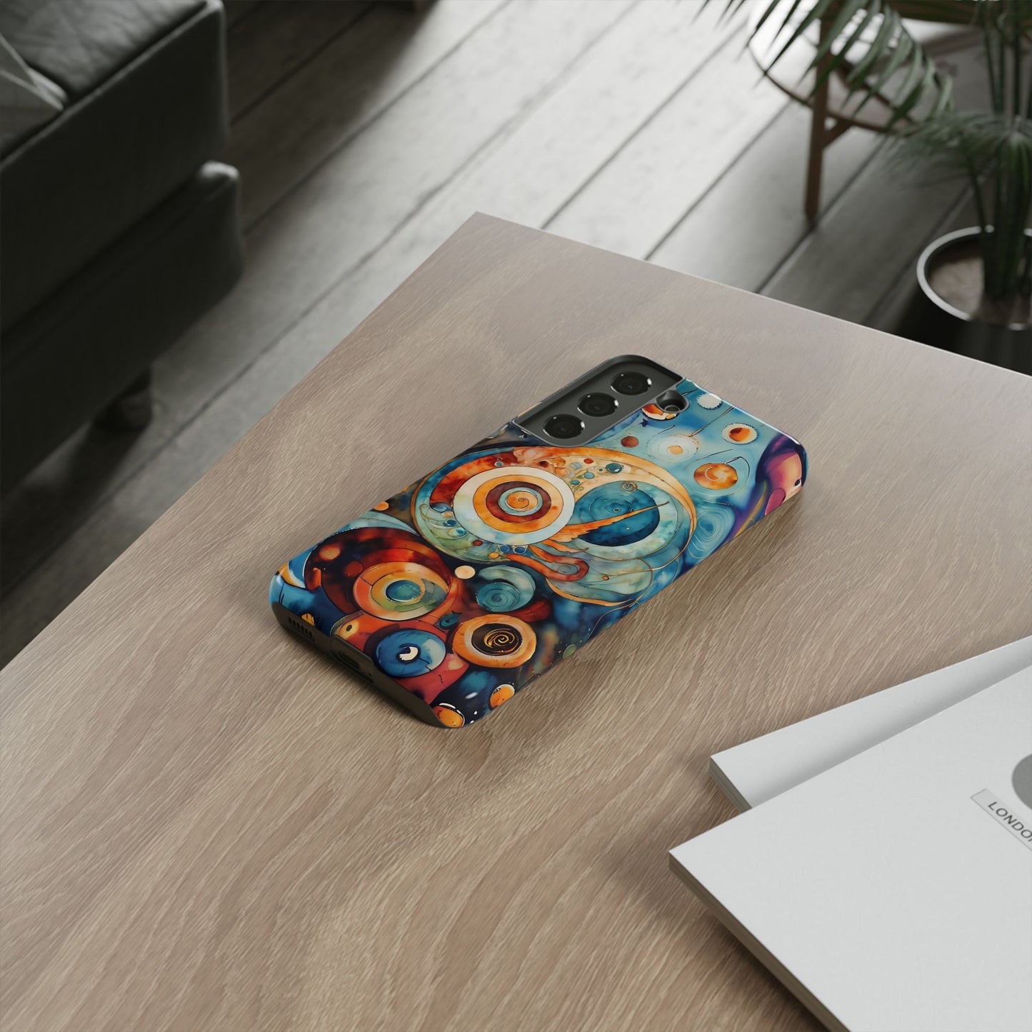 Phone Cases - Beautiful Abstract Circular Art Design