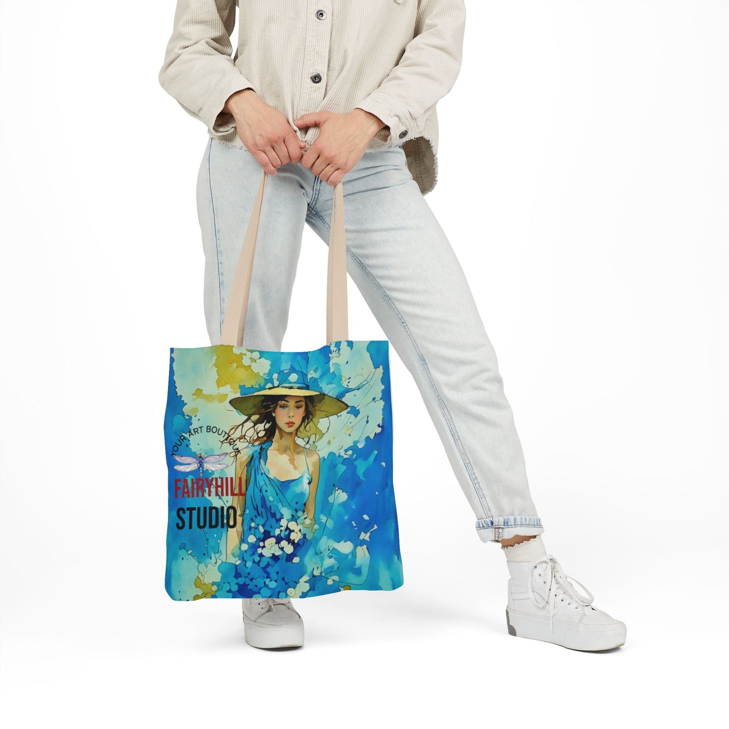 Colorful Summer vibes- Canvas Tote Bag - Perfect for Beach Days, Eco-Friendly Shopping, and Summer Fun!