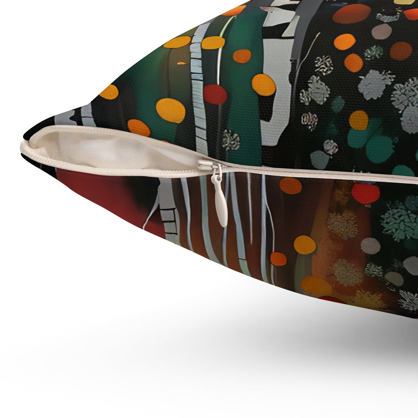 Spun Polyester Square buttefly Pillow
