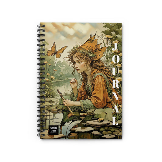 Fairy Spiral Notebook - Enchanted Lake Ruled Line Journal