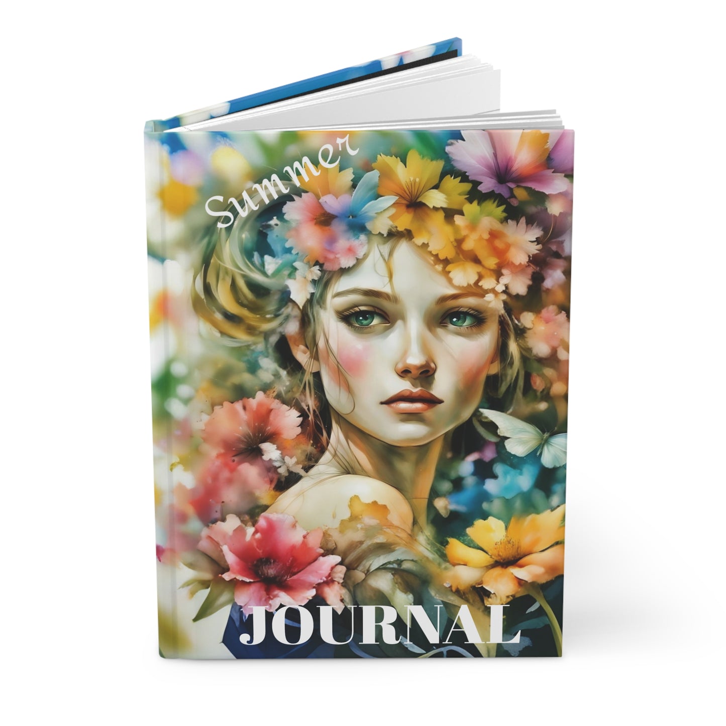 Hardcover Journal Matte Summer Journal