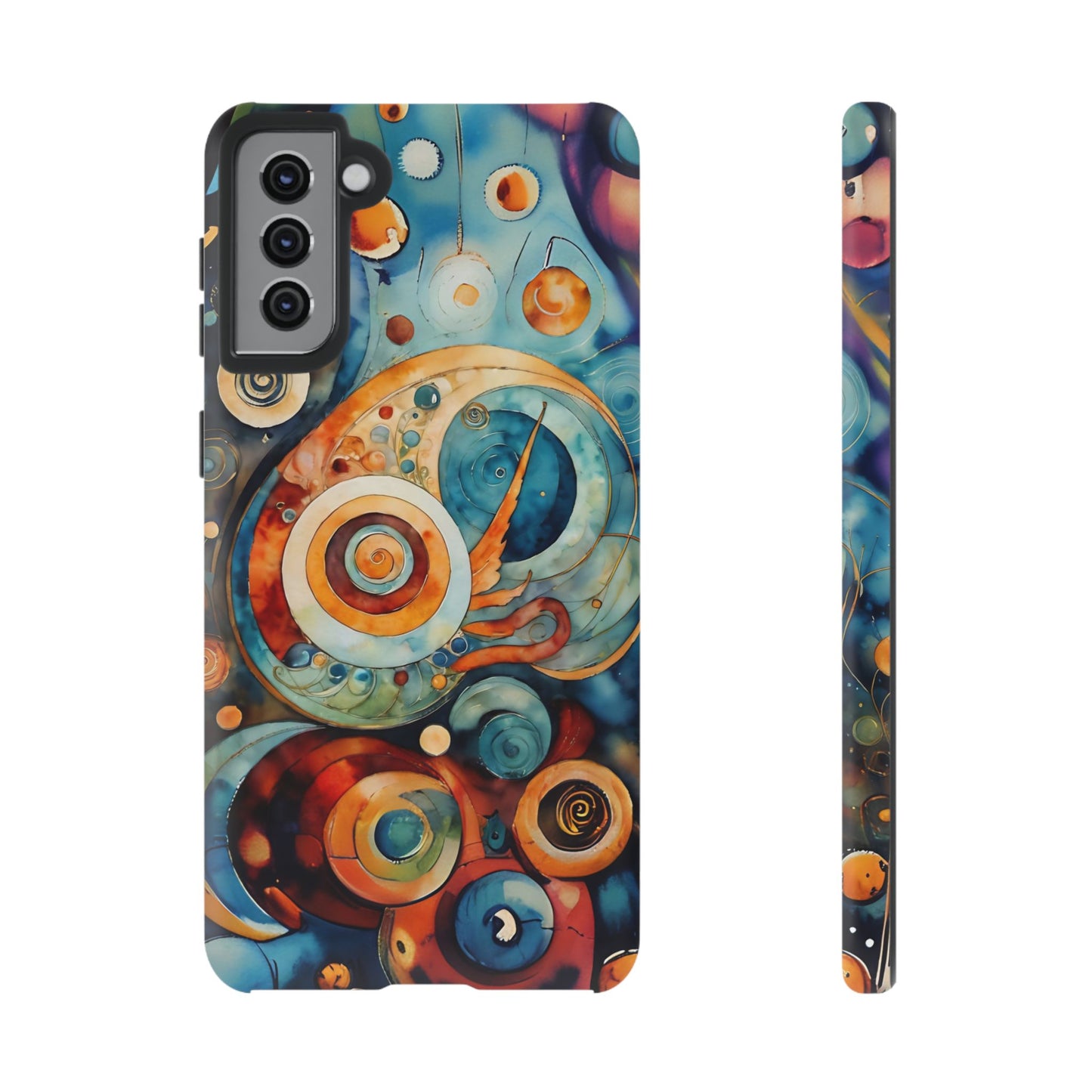 Phone Cases - Beautiful Abstract Circular Art Design