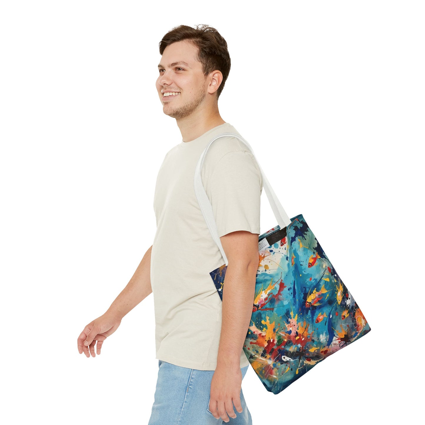 Fish Art Tote Bag