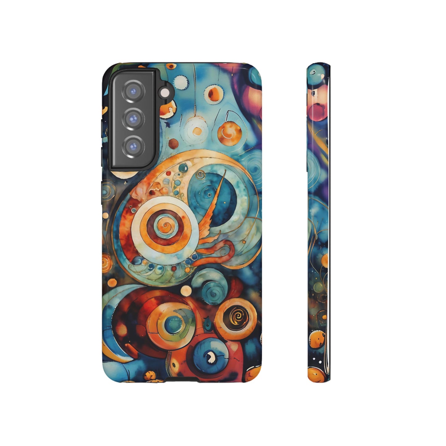 Phone Cases - Beautiful Abstract Circular Art Design