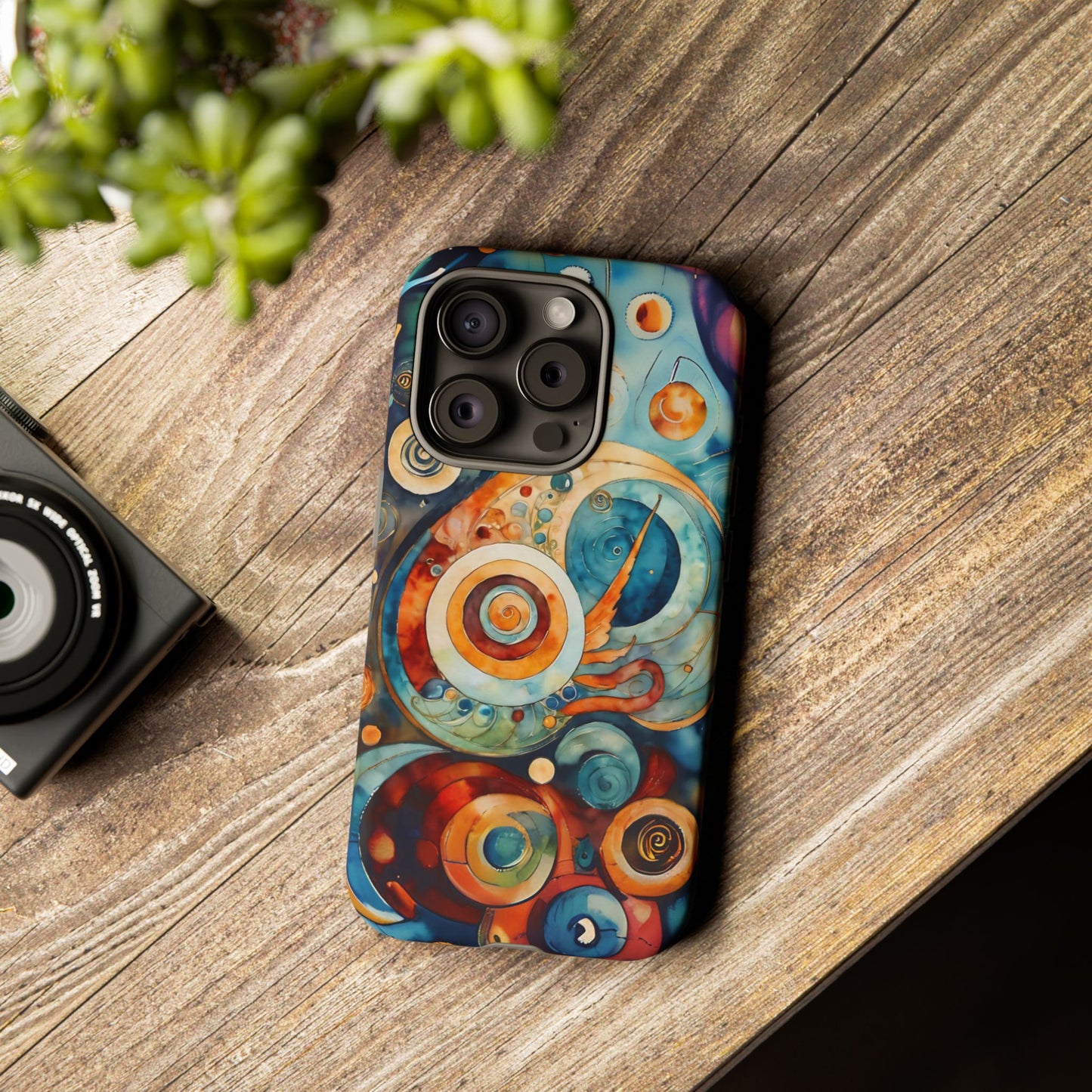 Phone Cases - Beautiful Abstract Circular Art Design