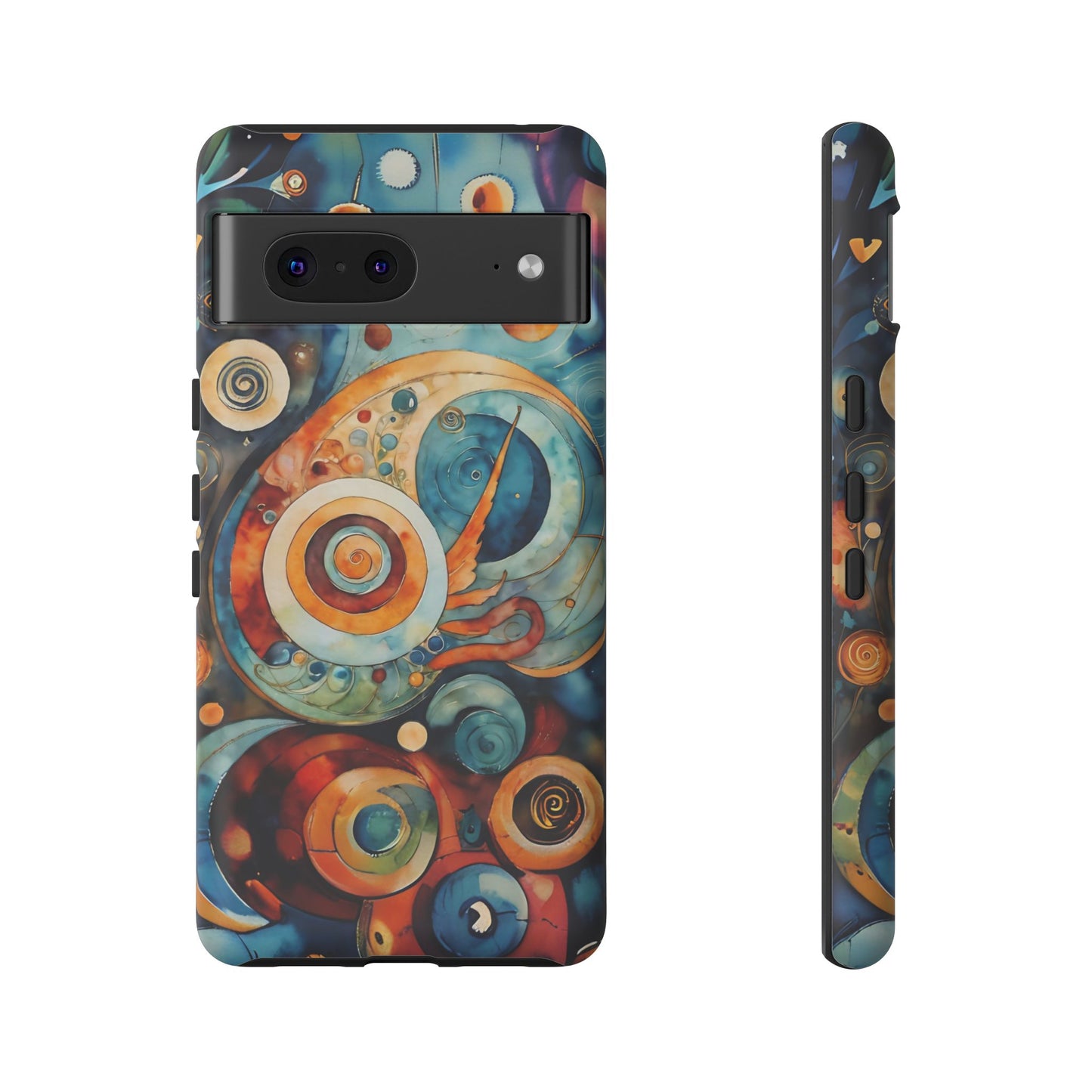 Phone Cases - Beautiful Abstract Circular Art Design