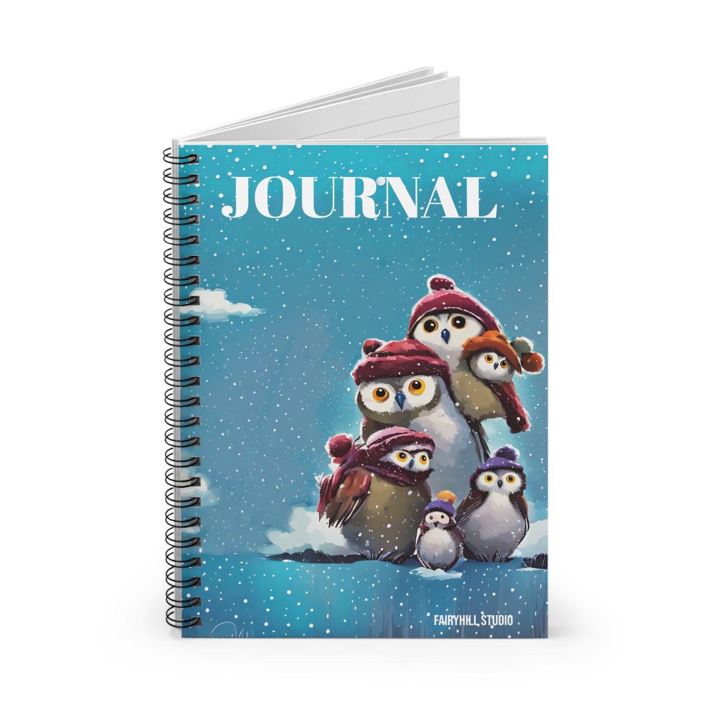 Spiral Notebook - Penguins on ice / Art Design