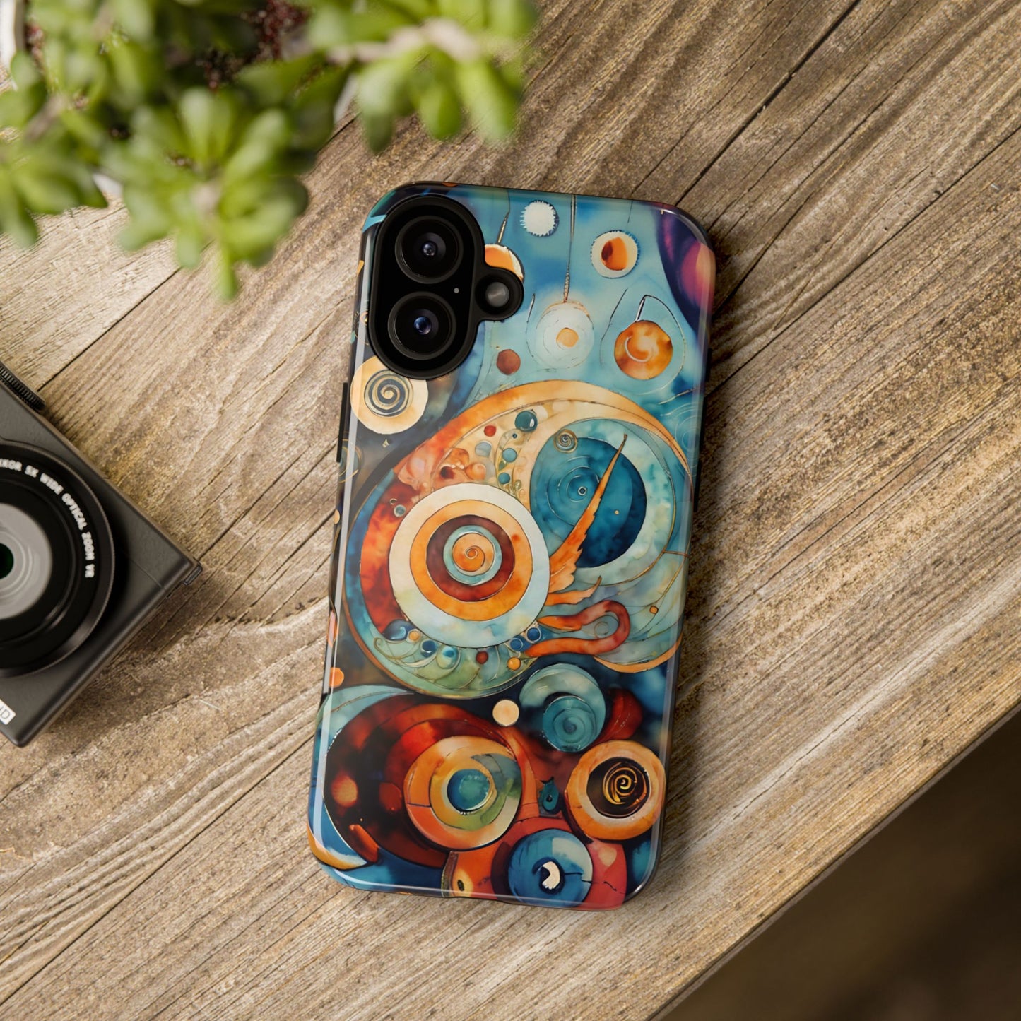 Phone Cases - Beautiful Abstract Circular Art Design