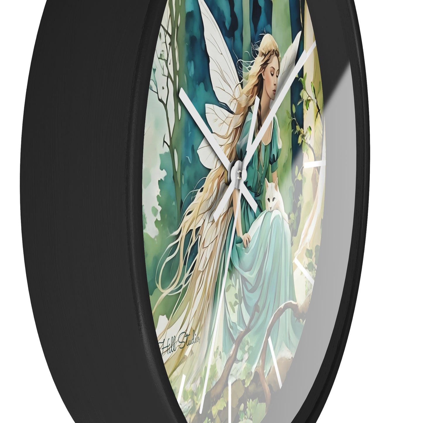 Enchanting Fairy/Angel Wall Clock, Home Decor, Gift for Fantasy Lovers, Unique Gift, Fairy Tale Decor, Woodland Theme